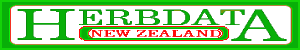 Herbdata New Zealand